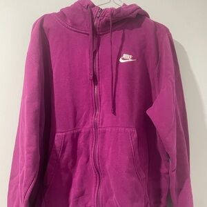 Nike Magenta Fleece Hoodie
